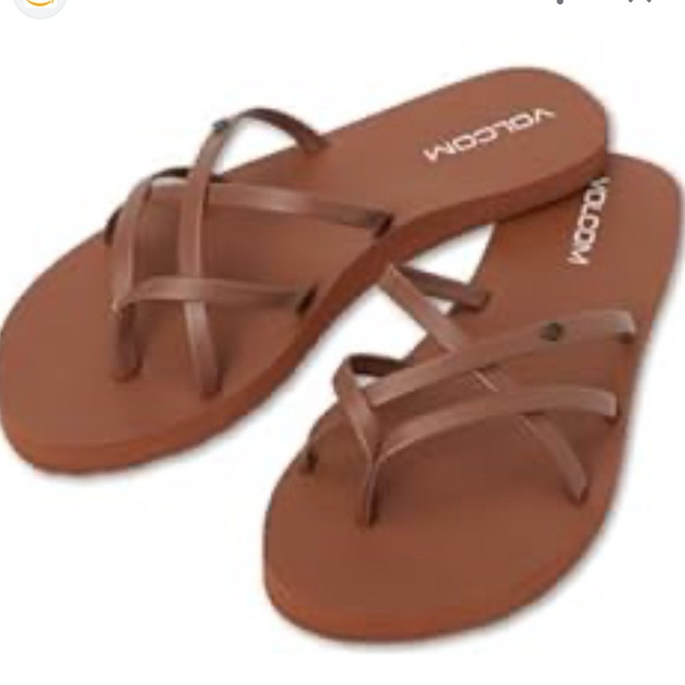 Volcom Chestnut Strappy Sandals
